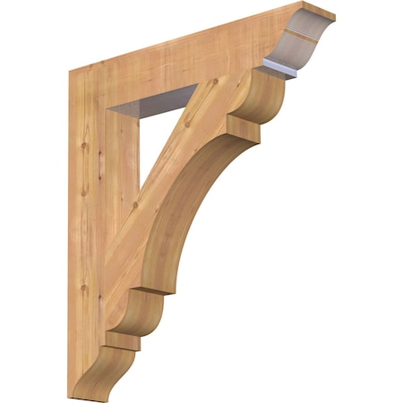 Ekena Millwork Olympic Traditional Smooth Bracket, Western Red Cedar, 5 1/2"W x 32"D x 36"H BKT06X32X36OLY01SWR